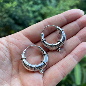 Kaia Sterling Silver Hoops