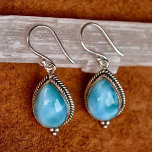 Larimar Drop Earrings